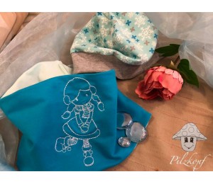 Stickserie - Schneegetobe Girl 5